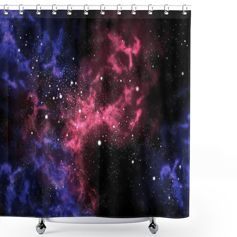 Personality  Orion In The Universe With Star Background, Shower Curtains