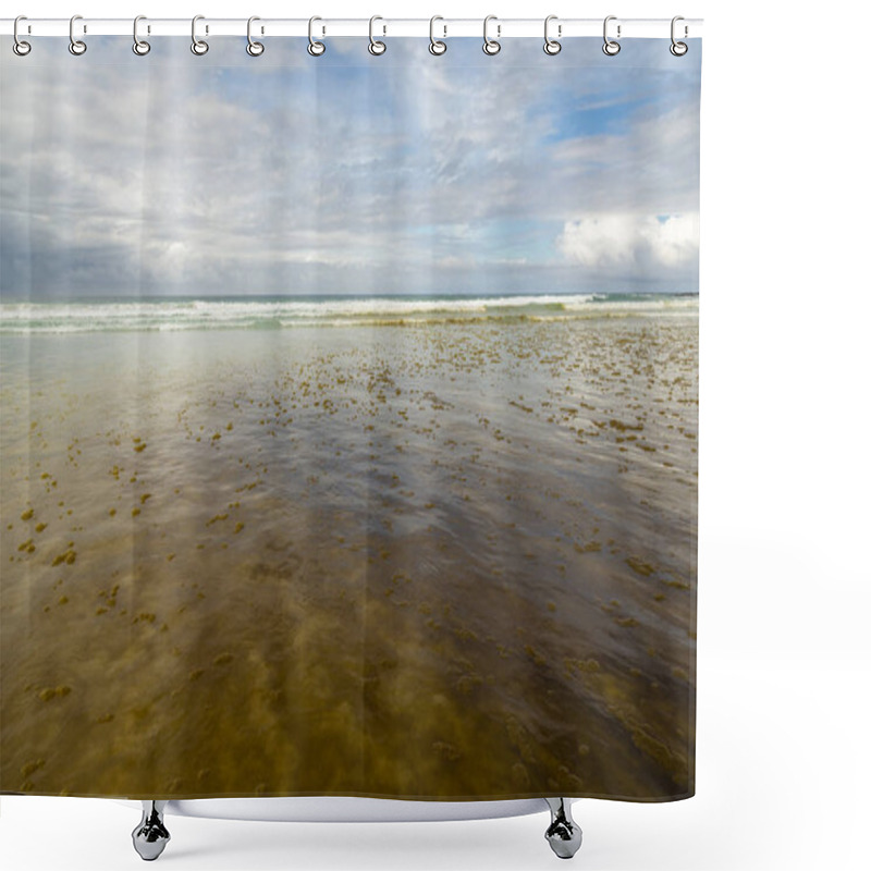 Personality  Red Tide In Galapagos Islands, Ecuador Shower Curtains