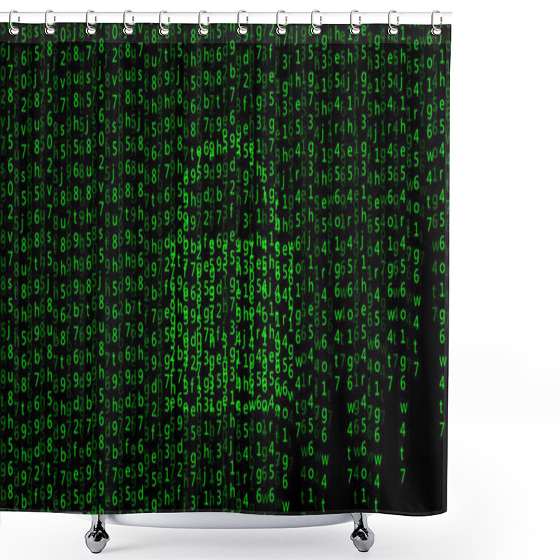 Personality  Not Hacked Code Of The Protected Operating System Shower Curtains