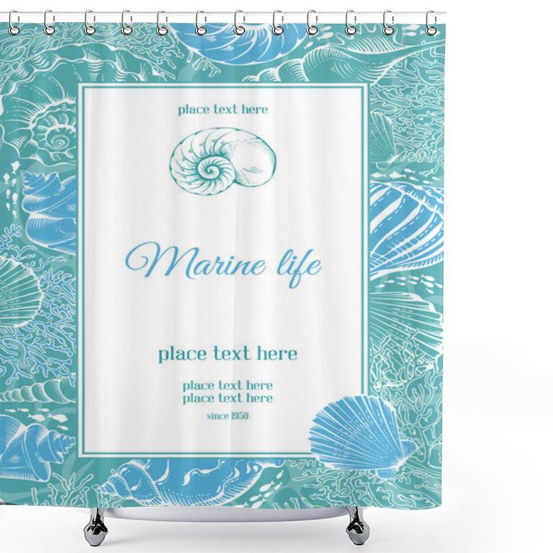 Personality  Sea Theme Shower Curtains