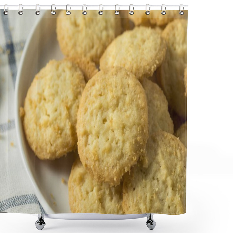 Personality  Sweet Homemade Vanilla Wafer Cookies Shower Curtains