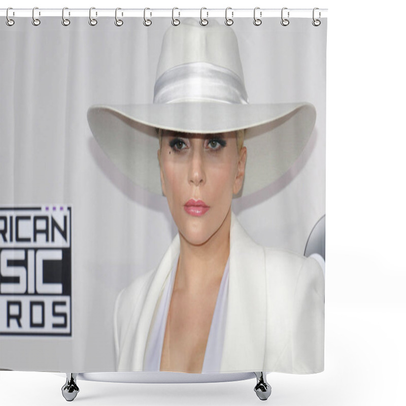 Personality  Singer Lady Gaga Shower Curtains