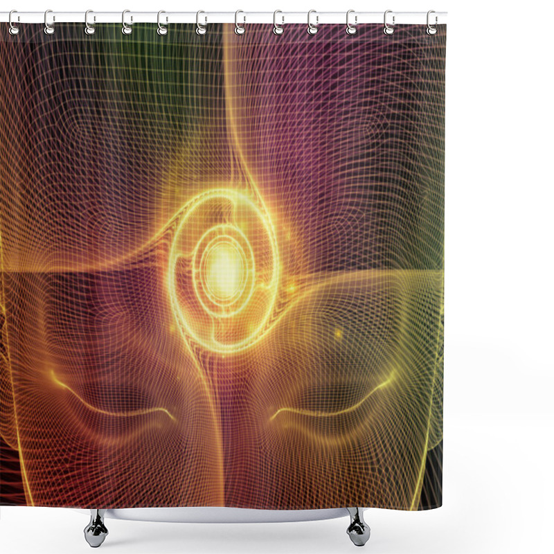 Personality  Lights Of Thought Shower Curtains