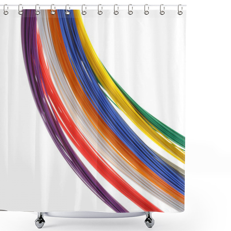 Personality  Concept Of Transmission Of Data In Telecommunications Networks Shower Curtains