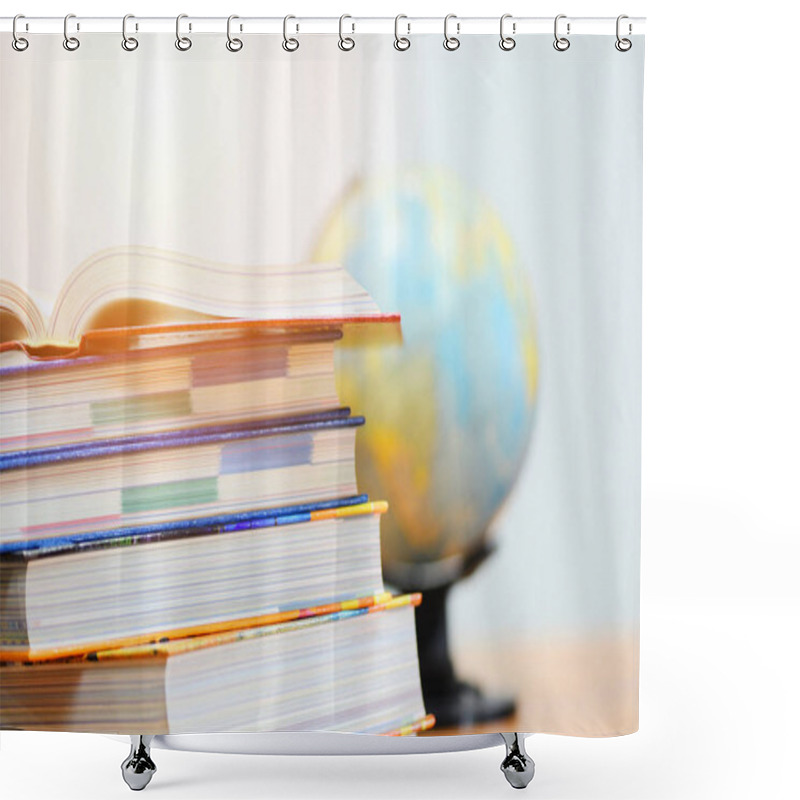 Personality  Education Concept Back To School And Business Study Global World Shower Curtains