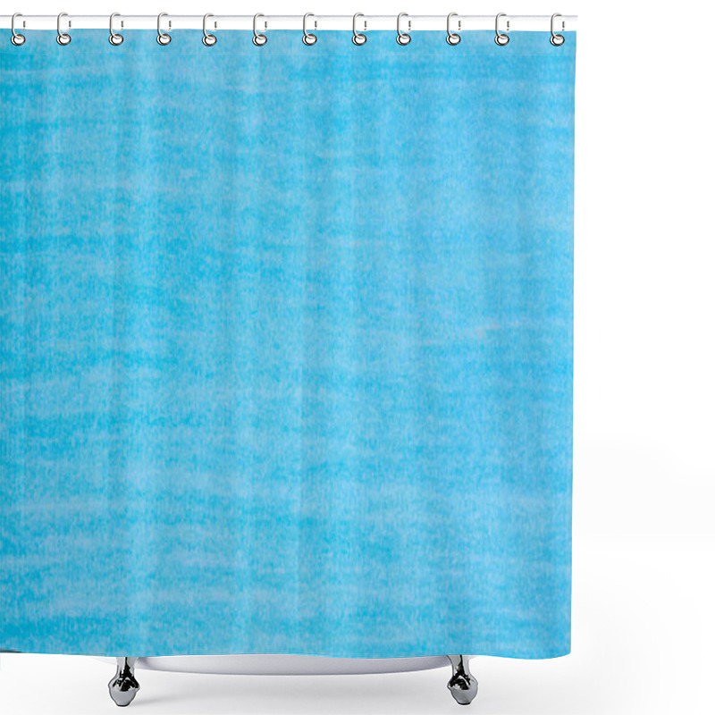 Personality  Blue Pencil Drawings On White Paper Background Texture. Shower Curtains