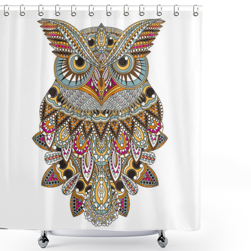 Personality  Sumptuous Owl Shower Curtains