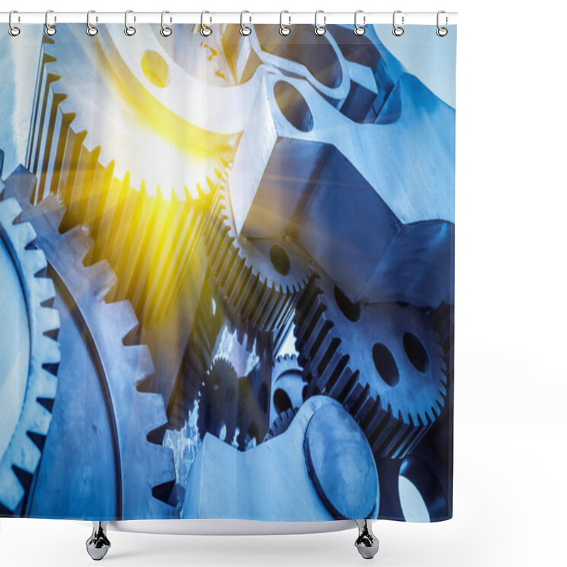 Personality  Precision Mechanical Gear In China Shower Curtains