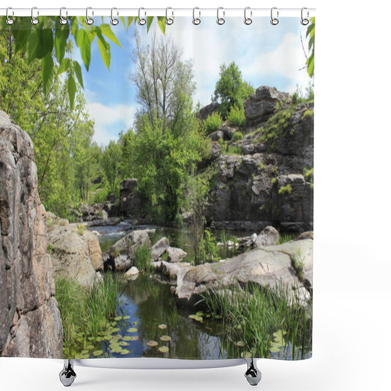 Personality  Buki. Canyon In Ukraine Shower Curtains