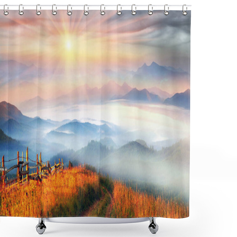 Personality  Highlands In Ukrainian Carpathians Shower Curtains