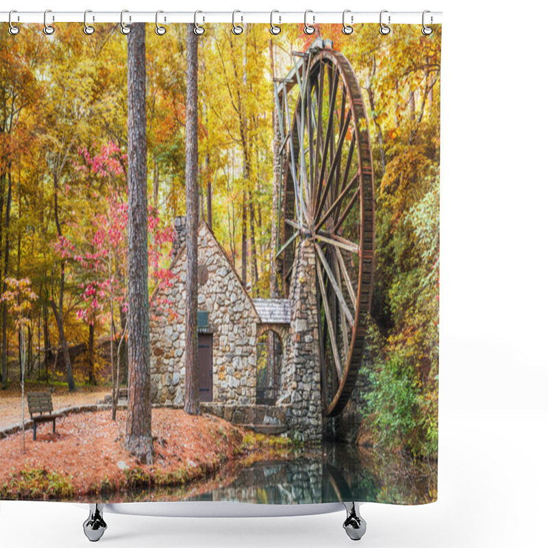 Personality  Old Mill In North Georgia Shower Curtains