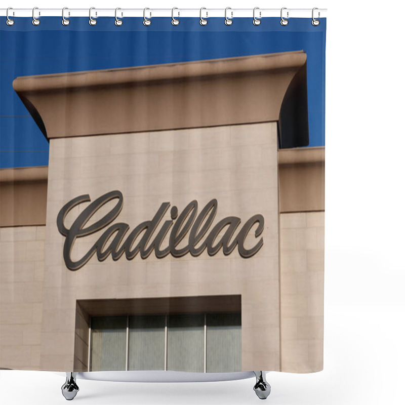 Personality  Deerfield - Circa June 2019: Cadillac Automobile Dealership. Cadillac Is The Luxury Division Of General Motors IV Shower Curtains