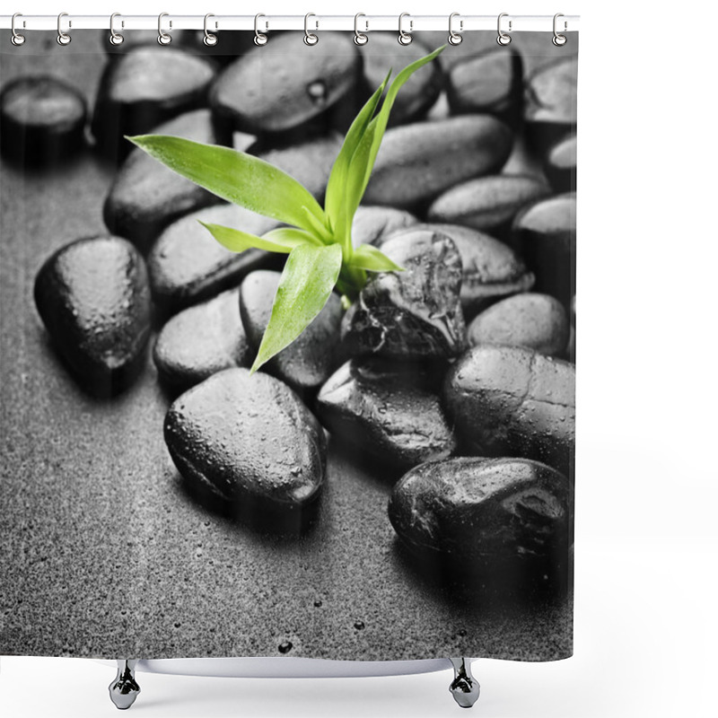 Personality  Zen Stones Shower Curtains