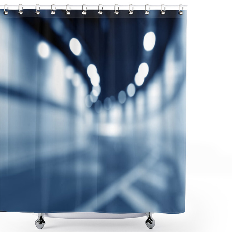 Personality  Blurred Tunnel Shower Curtains