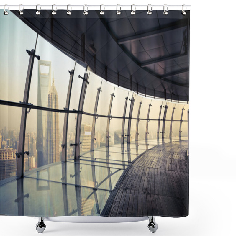 Personality  Shanghai Scenery Shower Curtains