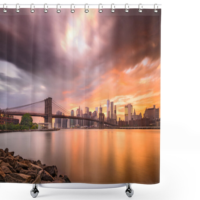 Personality  New York City Skyline Shower Curtains