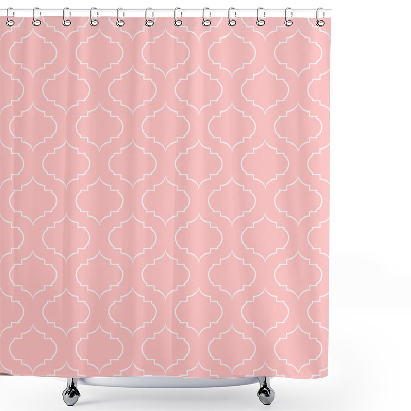 Personality  Quatrefoil Geometric Seamless Pattern Shower Curtains