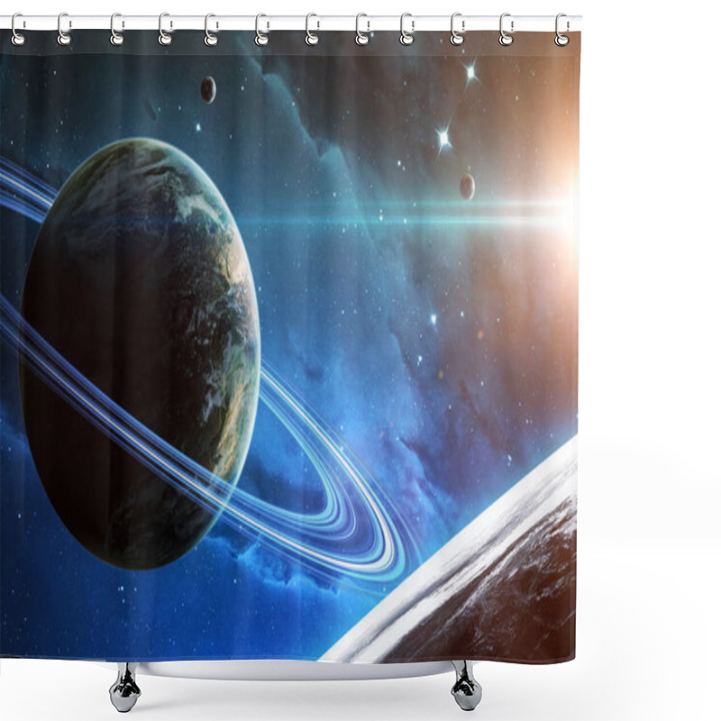 Personality  High Quality Science Fiction Cosmos Shower Curtains