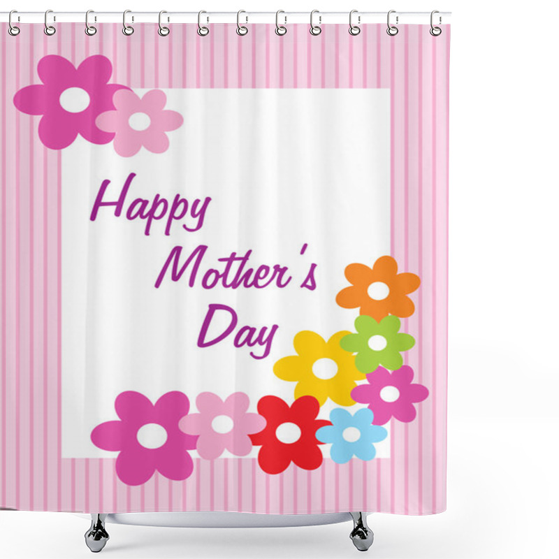 Personality  Happy Mother Day Card Shower Curtains