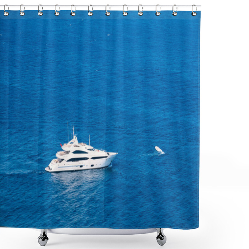 Personality  Yachting On The Mediteranean Sea Shower Curtains