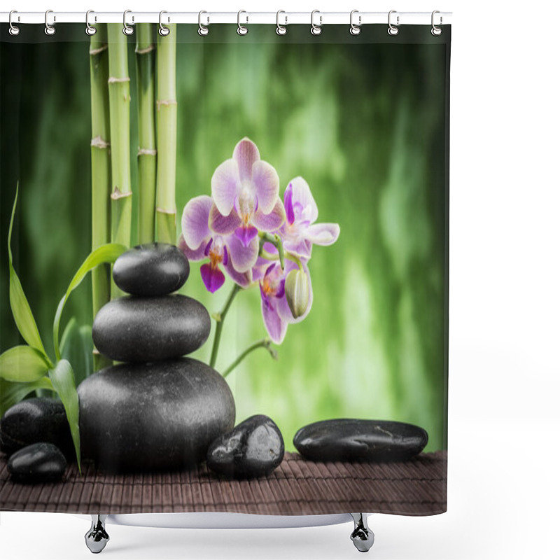 Personality  The Zen Stones Shower Curtains