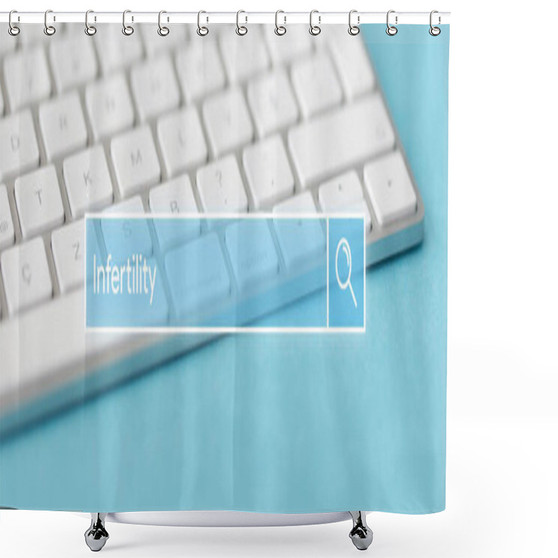 Personality  Search Engine Concept Shower Curtains