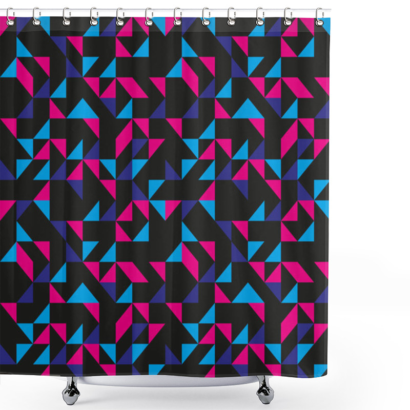 Personality  Seamless Retro Pattern Shower Curtains