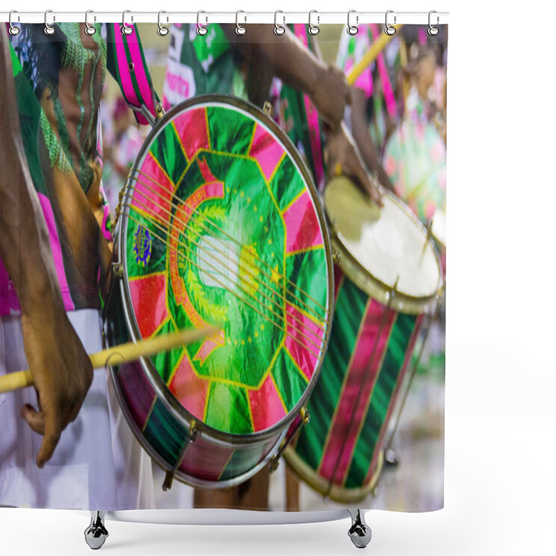 Personality  Components Of The Samba School Mangueira, Marques De Sapucai, Rio De Janeiro, Brazil Shower Curtains