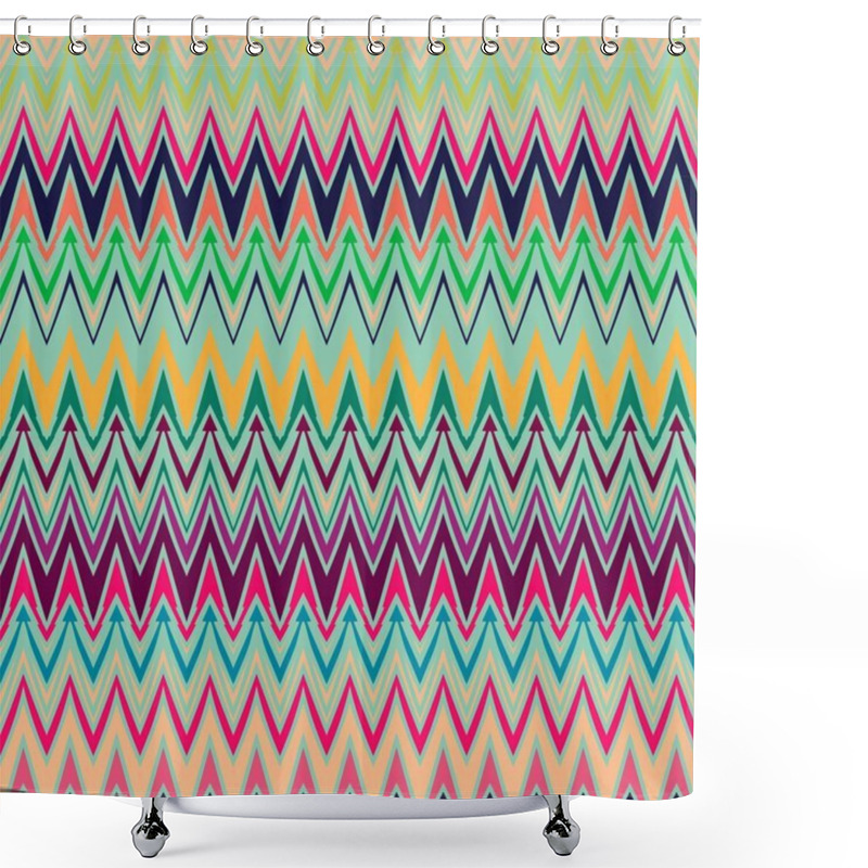 Personality  Background With Ethnic Motifs Shower Curtains