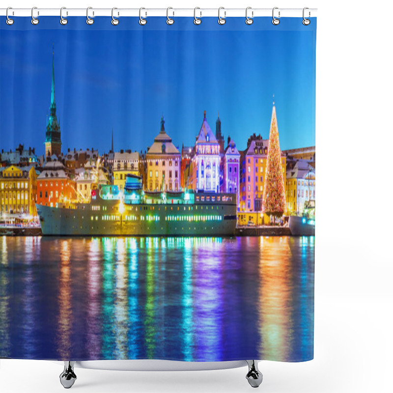 Personality  Christmas And New Year In Stockholm, Sweden Shower Curtains