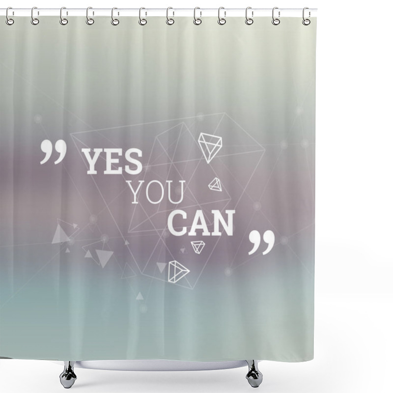 Personality  Abstract Neat Blurred Background. Shower Curtains