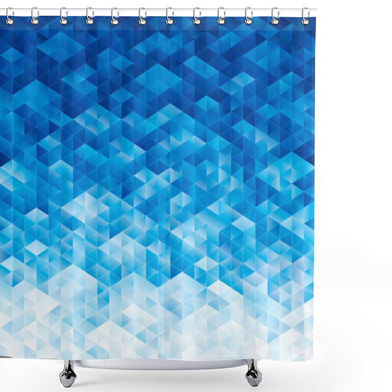 Personality  Geometric Backgrounds. Shower Curtains