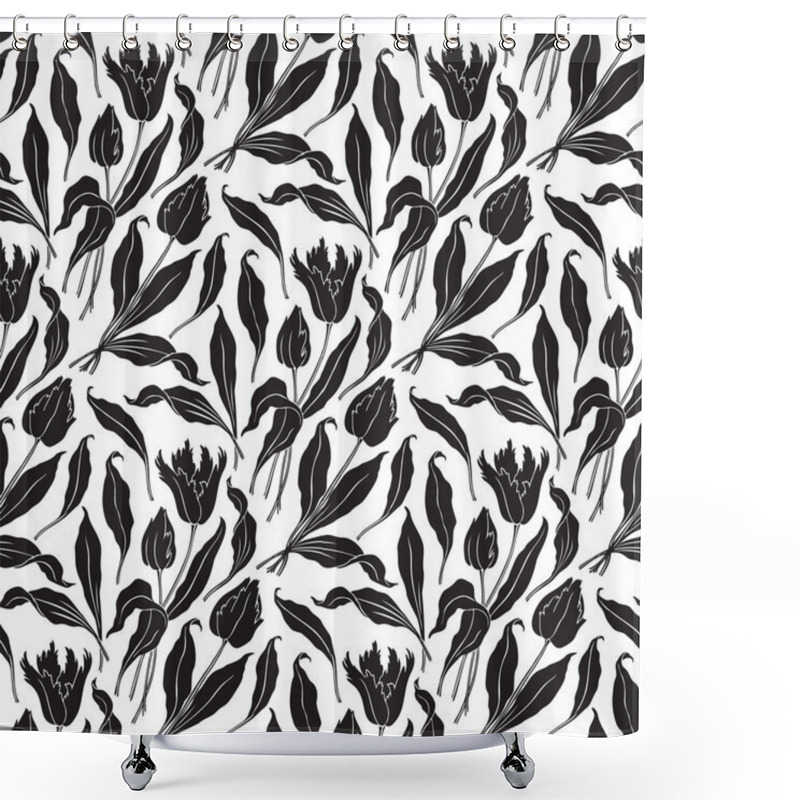 Personality  Seamless Pattern (vector) Shower Curtains