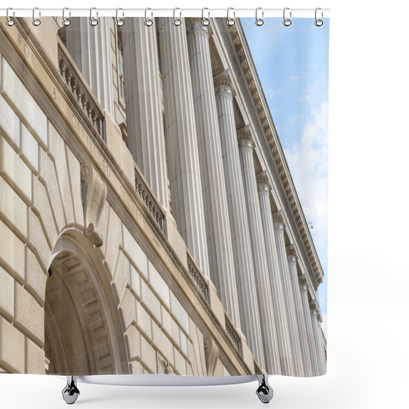 Personality  IRS Building In Washington DC Shower Curtains