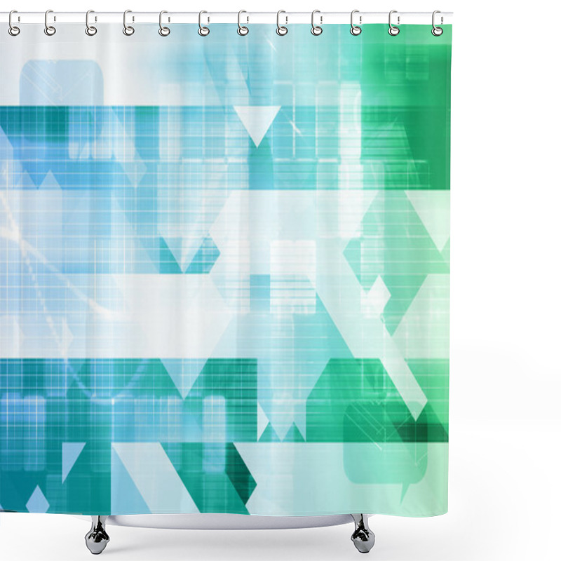 Personality  Data Modeling Shower Curtains