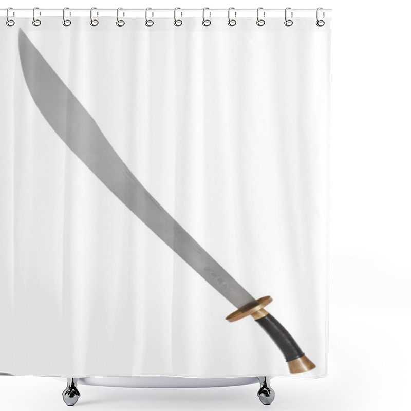 Personality  Tan Tow Chinese Broad Sword Shower Curtains