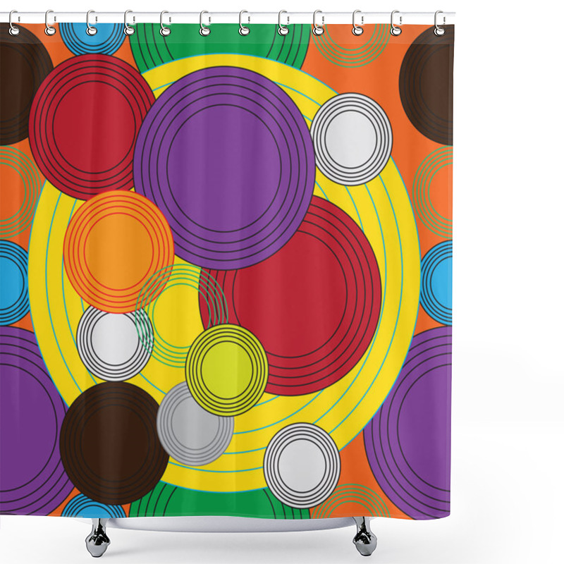 Personality  Wave Simple Pattern Shower Curtains