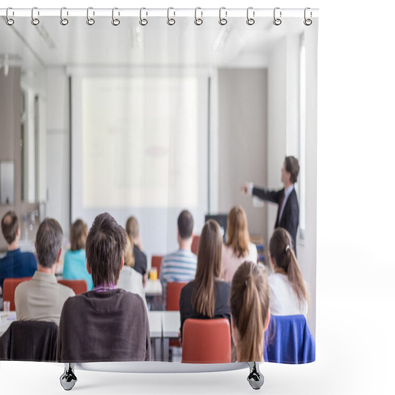 Personality  Lecture At University. Shower Curtains