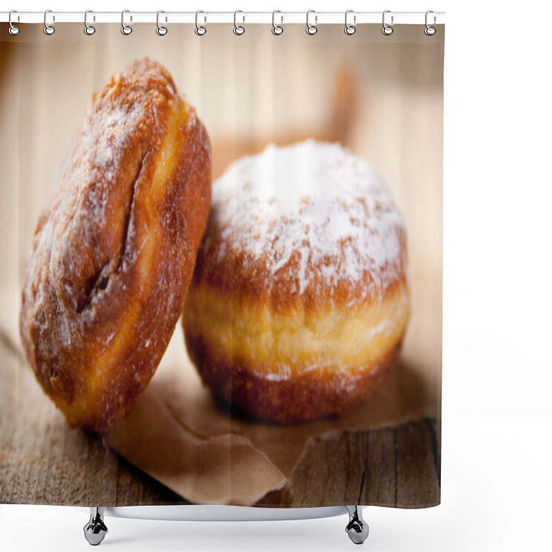 Personality  Sugar Coated Donuts Shower Curtains