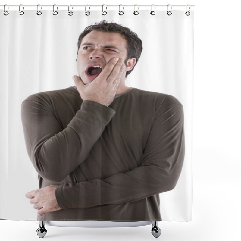 Personality  Toothache Shower Curtains