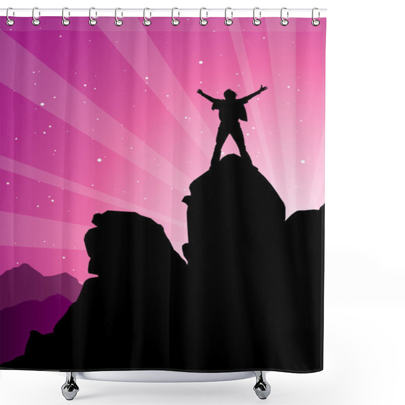 Personality  Success Shower Curtains