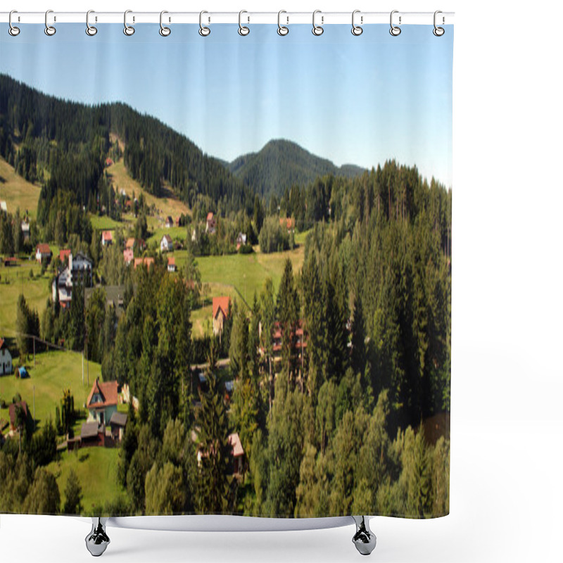 Personality  Landscape Panorama Shower Curtains