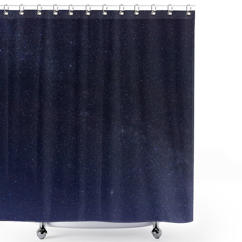 Personality  Landscape With Mountains And Blue Sky In Winter Night Shower Curtains