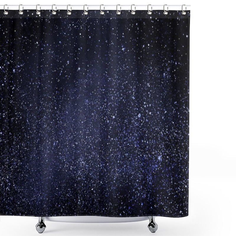 Personality  Night Sky With Stars As Background Shower Curtains