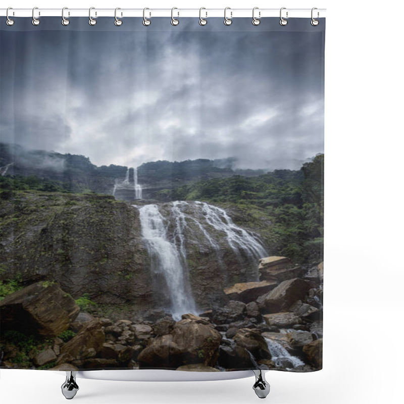 Personality  Kynrem Falls, Meghalaya, India Shower Curtains