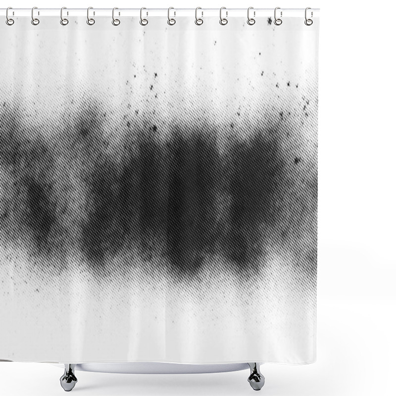 Personality  Spray Particles Vector Texture Overlay Isolated Shower Curtains