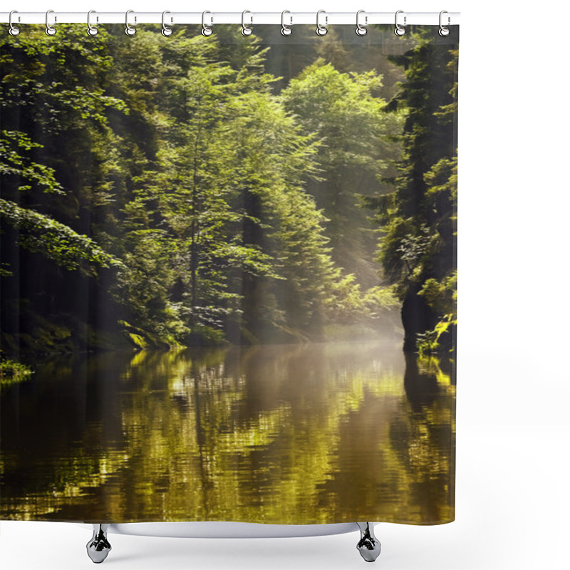 Personality  Kamenice River Shower Curtains