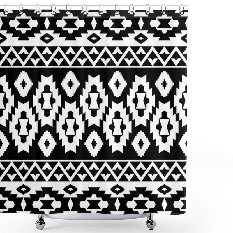 Personality  Seamless Aztec Pattern Shower Curtains