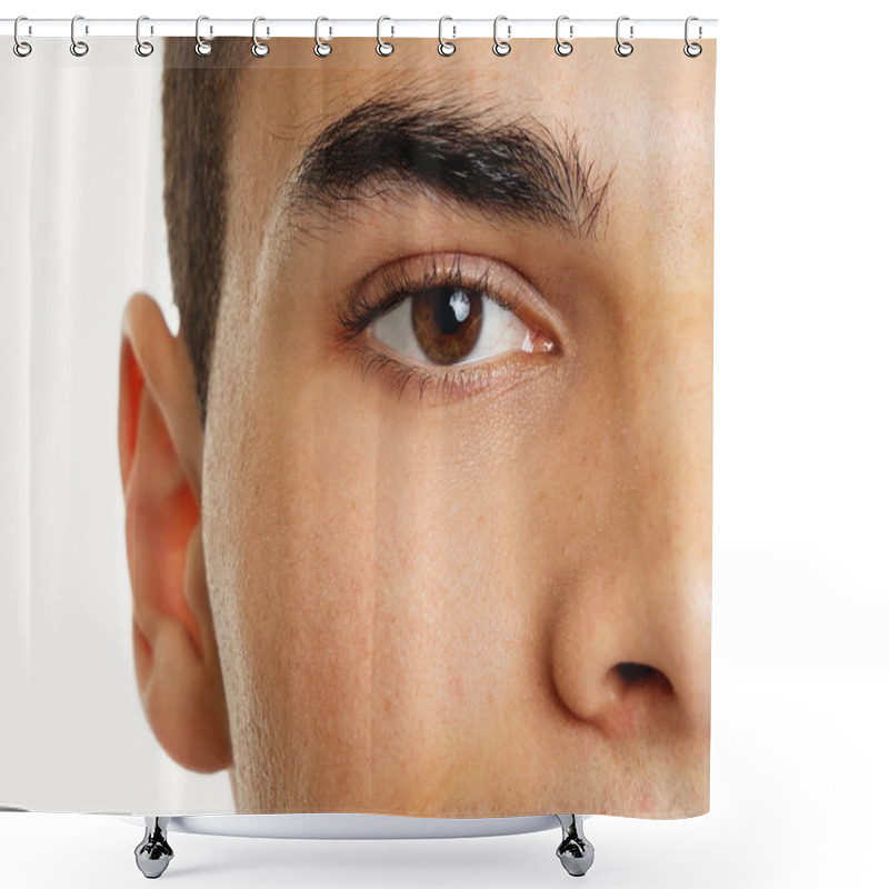 Personality  Human Eye Of Man Shower Curtains