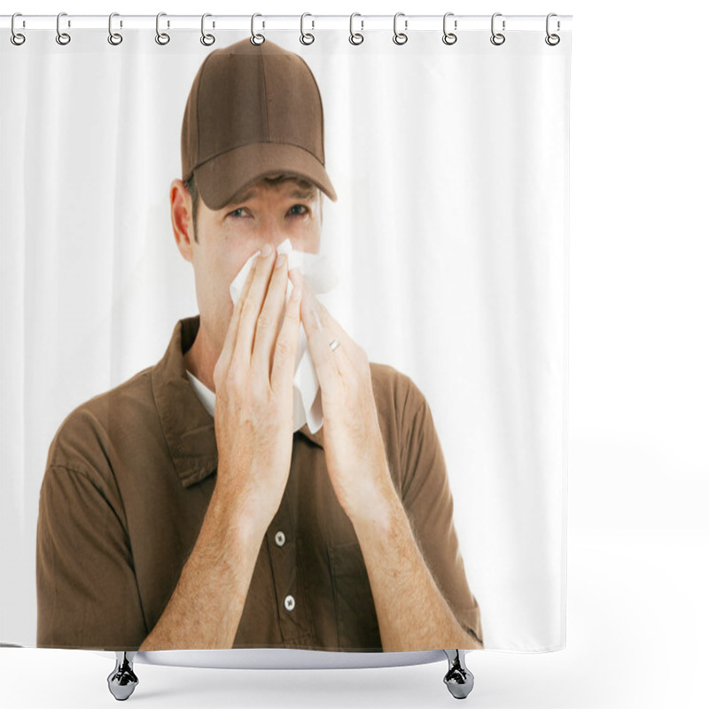 Personality  Workplace Flu Shower Curtains